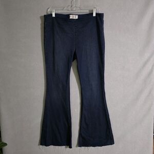 Free People Womens Penny Pull On Flare Mid Rise Jeans Size 31